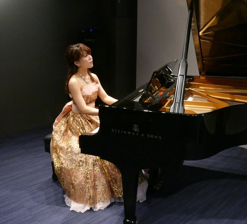 実はピアニストの矢野晶子選手