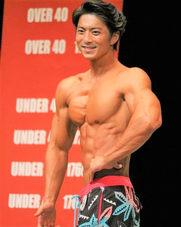 After　体重78kg体脂肪率6％（身長180cm）