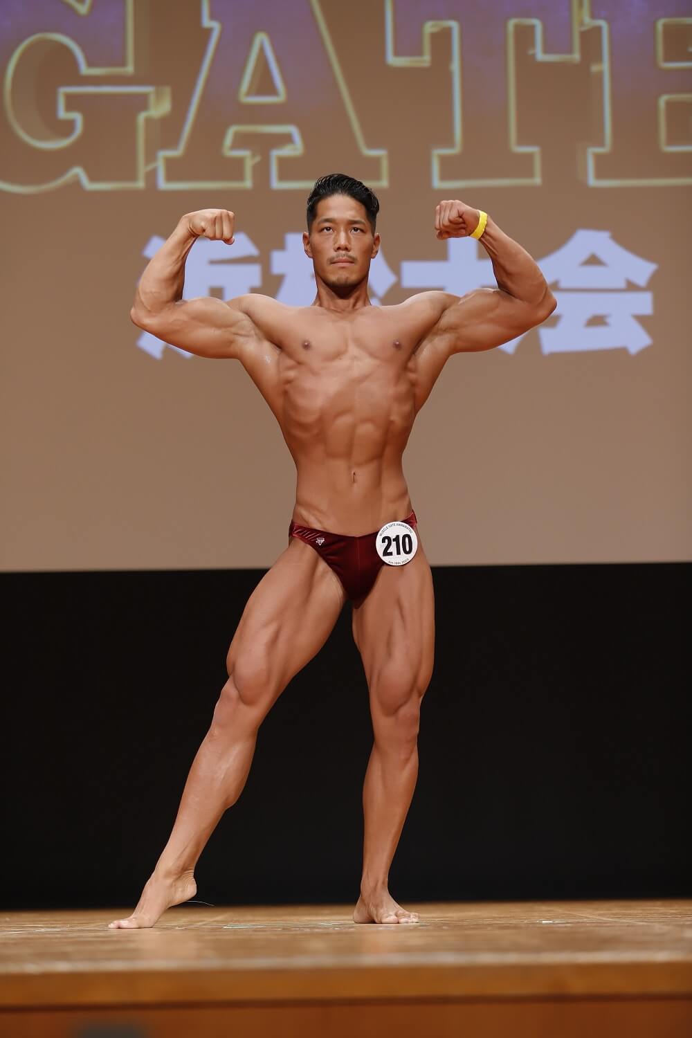 マッスルゲート浜松大会 ボディビル新人の部優勝 珍田拓実さん