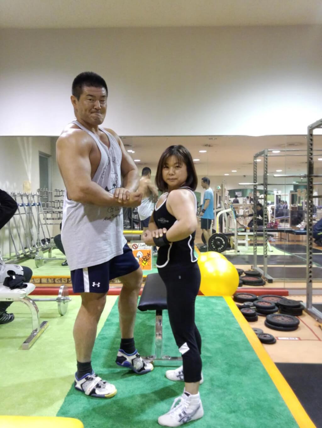 小林ナオコ選手（トレーニング開始時）