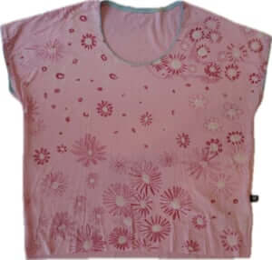 ワイドTシャツピンク