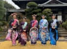 ミス日本に輝いた5名が東京・高幡不動尊の節分の会に登場